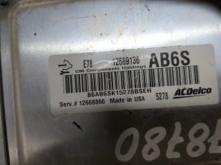 Блок управления двигателем, ориг. номер 12669136, Opel Astra 2012-2018