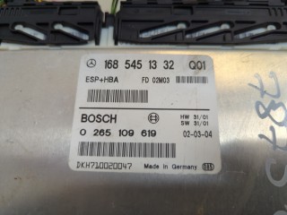 Блок управления АБС (ABS, ESP, ASR), ориг. номер 1685451332, 0265109619, Mercedes A-Класс 2001-2004