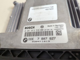 Блок управления двигателем, ориг. номер 7807827, 0281013536, BMW 3 серия 2004-2008