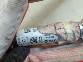 Подушка безопасности боковая (шторка) правая, ориг. номер 3G0880742F, Volkswagen Passat 8 2014-2021