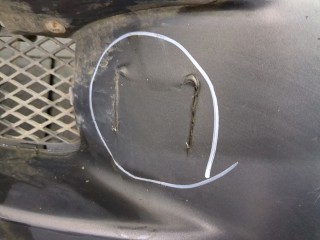 Бампер передний, ориг. номер 865112E040, Hyundai Tucson 1 2004-2010