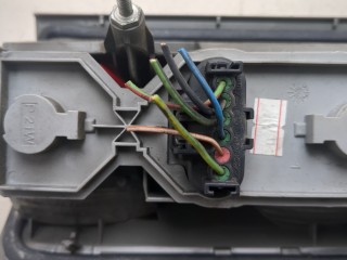 Фонарь (задний) левый, ориг. номер 5177813, 9T1613405AD, Ford Transit Connect 2002-2009
