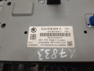 Дисплей мультимедиа, ориг. номер 5JA919604A, Skoda Rapid 2012-2017
