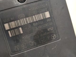 Блок АБС, насос (ABS, ESP, ASR), ориг. номер A2515452632, 000405941C, 10092523073, Mercedes M-Класс 2005-2008