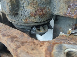 Суппорт левый задний, ориг. номер 68029849AA, Chrysler Voyager 2007-2010