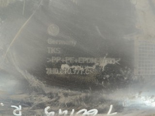 Защита арок (подкрылок) левая задняя, ориг. номер 7H0810971C, Volkswagen Transporter 5 2002-2009