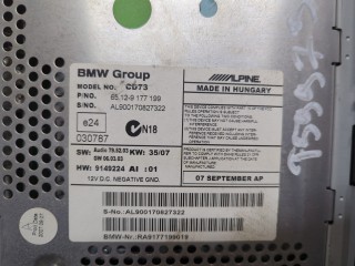 Магнитола, ориг. номер 9177199, 65129177199, BMW 3 серия 2004-2008