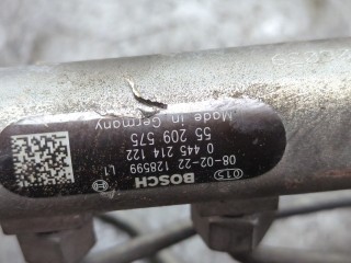 Рампа (рейка) топливная, ориг. номер 0445214122, 55209575, Opel Vectra 2005-2008