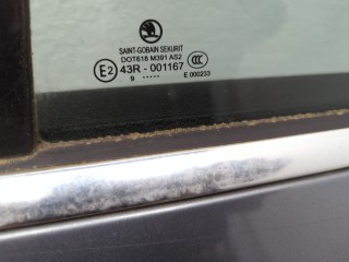 Дверь боковая (легковая) левая задняя, ориг. номер 3T5833055, Skoda Superb 2008-2013