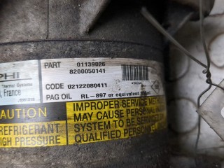 Компрессор кондиционера, Renault Megane 1999-2003