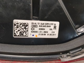 Фонарь (задний) правый, ориг. номер 8U0945094N, Audi Q3 2014-2018