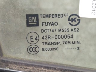 Стекло форточки двери правое переднее, ориг. номер 96690064, Chevrolet Spark 2009-2016