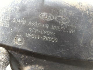 Защита арок (подкрылок) левая передняя, ориг. номер 868112K000, KIA Soul 2008-2011