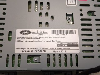Магнитола, ориг. номер GJ5T19C107BE, Ford Escape 2015-2019