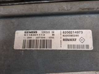 Блок управления двигателем, ориг. номер 8200214973, Renault Scenic 1999-2003