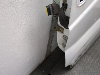 Стекло боковой двери левое переднее, ориг. номер 91166287, Opel Vivaro 2001-2006