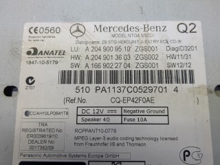 Магнитола, ориг. номер A2049009510, Mercedes C W204 2011-2015