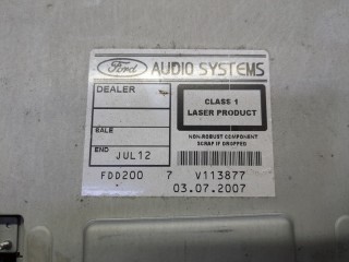 Магнитола, ориг. номер 7M5F18C844GAC, Ford Focus 2004-2008