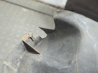 Защита арок (подкрылок) левая передняя, ориг. номер 7136FZ, Peugeot 308 2007-2011