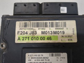 Блок управления двигателем, ориг. номер A2710100046, Mercedes C W204 2007-2011