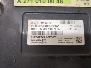 Блок управления двигателем, ориг. номер A2710100046, Mercedes C W204 2007-2011