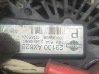 Генератор, ориг. номер 23100AX62B, Nissan Note E11 2008-2013