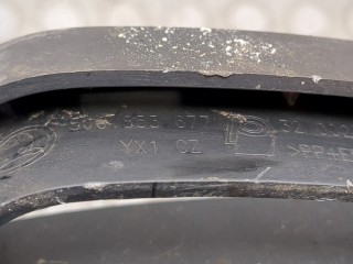 Заглушка (решетка) бампера левая передняя, ориг. номер 5J0853677, Skoda Fabia 2007-2010