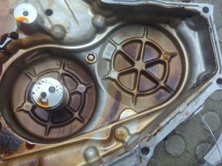 Крышка передняя ДВС, Nissan Pathfinder 2010-2014