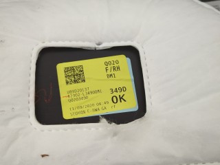 Дверная карта (Обшивка двери) правая передняя, ориг. номер 82302L3490DM1, KIA K5 2019-2024