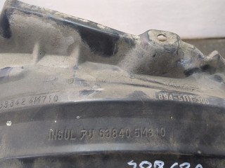Защита арок (подкрылок) правая передняя, ориг. номер 638424M710, Nissan Almera 2000-2003