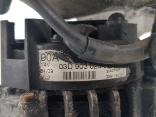 Генератор, ориг. номер 03D903025J, 03D903025JX, JZW903021NX, Skoda Fabia 2007-2010