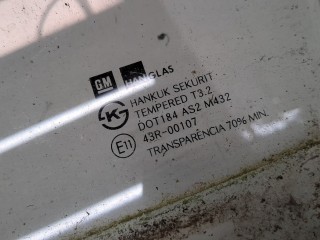 Стекло боковой двери левое переднее, ориг. номер 96541675, Chevrolet Aveo (T250 / 255) 2006-2012