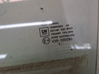 Стекло боковой двери левое переднее, ориг. номер 96541675, Chevrolet Aveo (T250 / 255) 2006-2012