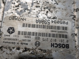 Блок управления двигателем, ориг. номер 0281012275, 05094590AA, Chrysler Voyager 2004-2008