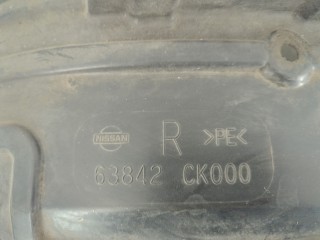 Защита арок (подкрылок) правая передняя, ориг. номер 63842CK000, Nissan Quest 2003-2006