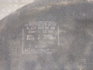 Защита арок (подкрылок) правая задняя, ориг. номер A2516822200, A2516808625, Mercedes R W251 2005-2007