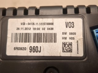 Щиток приборов (приборная панель), ориг. номер 6R0920960JX, Volkswagen Polo 2009-2014
