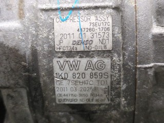 Компрессор кондиционера, ориг. номер 1K0820859S, Skoda Superb 2008-2013