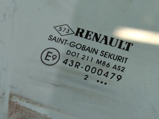 Стекло боковой двери правое переднее, Renault Megane 2008-2014