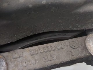 Суппорт левый передний, ориг. номер A1634212398, Mercedes ML W163 2001-2005