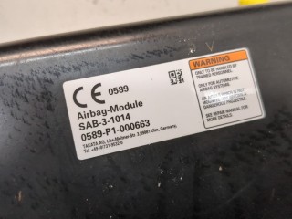 Подушка безопасности боковая (в сиденье), ориг. номер 0589P1000663, Honda HRV 2014-2018