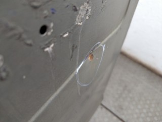Ручка двери наружная правая задняя, ориг. номер 1494080, YC15V22400BB, Ford Transit 2000-2006