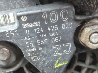 Генератор, ориг. номер 55556067, Opel Astra 1998-2009
