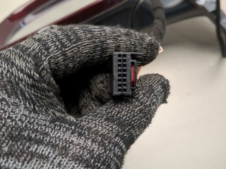 Зеркало боковое левое, ориг. номер 3T0857521, 3T2857507BT, Skoda Superb 2008-2013