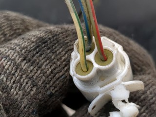 Зеркало боковое правое, Opel Agila 2000-2004