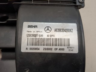 Сопротивление отопителя (моторчика печки), ориг. номер A0018358706, Mercedes Vito W639 2010-2015