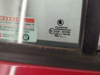 Дверь боковая (легковая) правая задняя, ориг. номер 5J9833056, Skoda Fabia 2007-2010