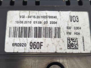 Щиток приборов (приборная панель), ориг. номер 6R0920960F, Volkswagen Polo 2009-2014