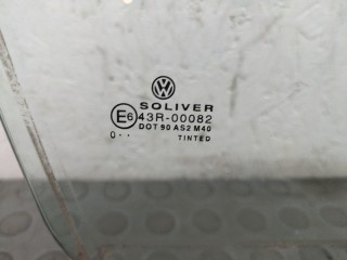 Стекло боковой двери правое переднее, ориг. номер 3B4845202, Volkswagen Passat 1996-2001