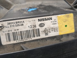 Фара (передняя) правая, ориг. номер 26010BR01A, Nissan Qashqai 2006-2010